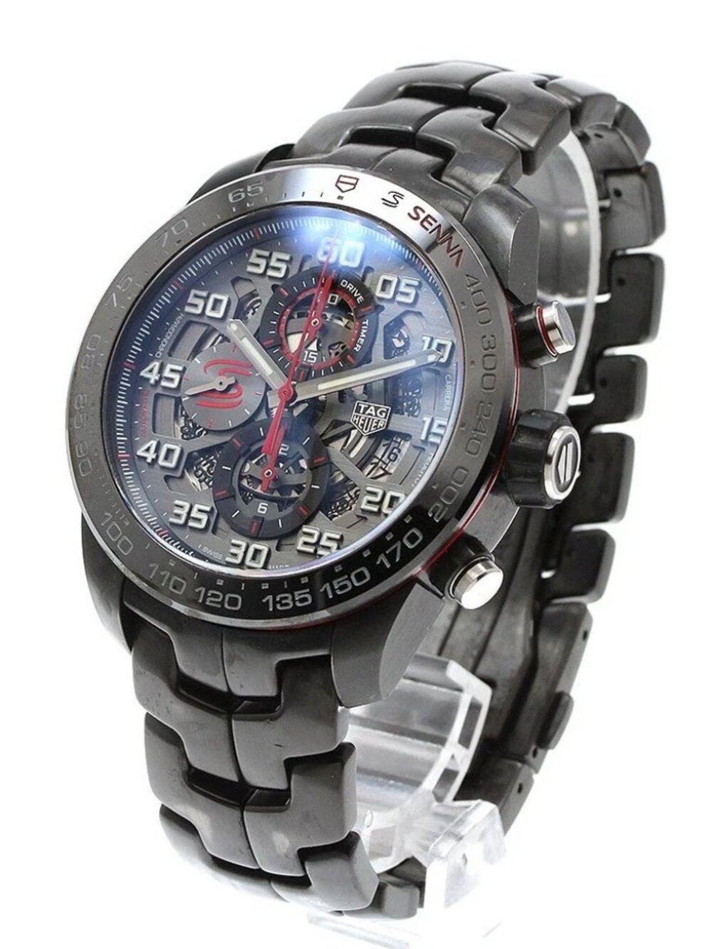 TAG HEUER Carrera Caliber Heuer 01 Ayrton Senna CAR2A1L Automatic Men's - Picture 3 of 7